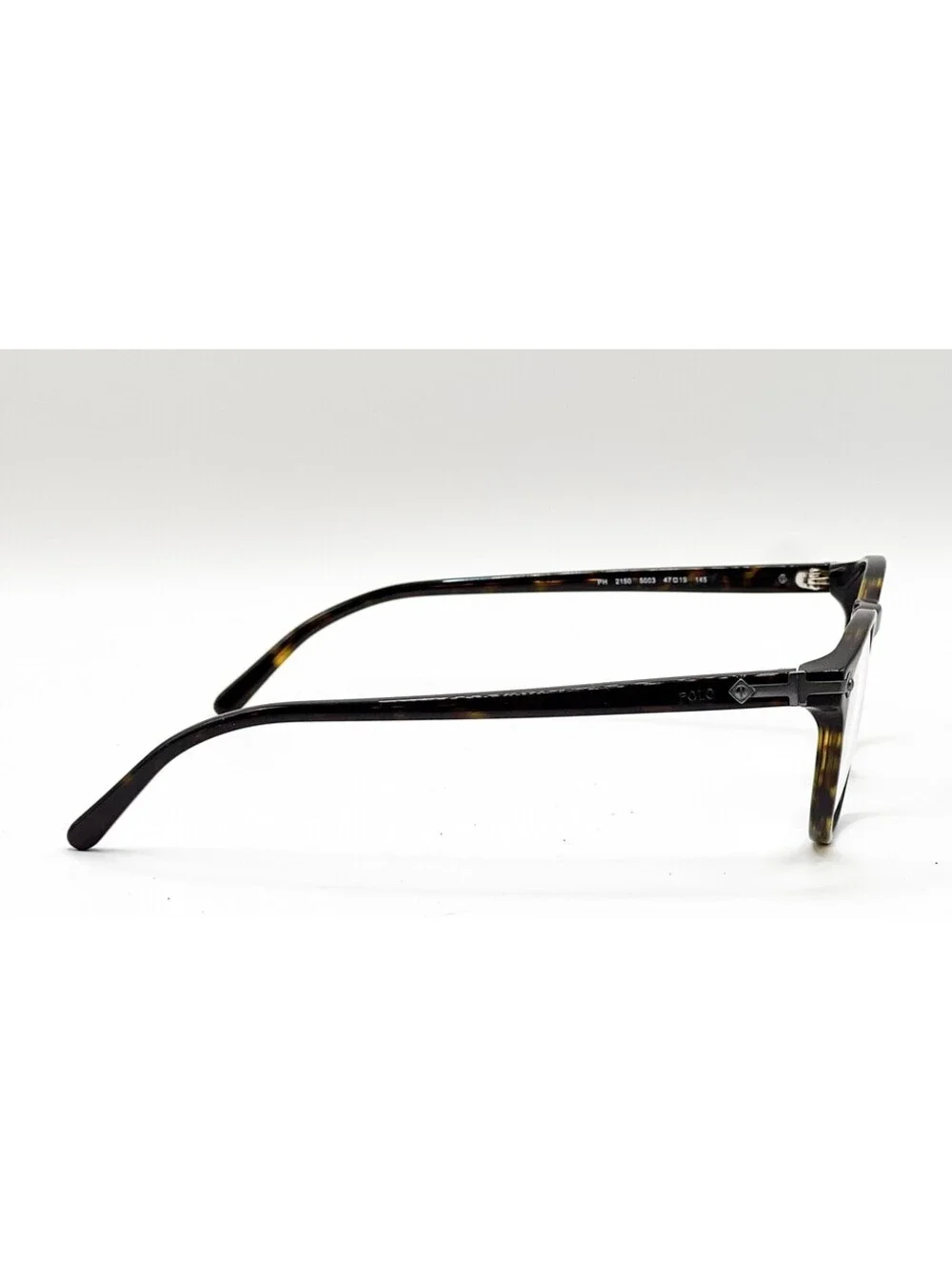 Polo Ralph Lauren PH 2150 5003 Shiny Black Round Authentic Eyeglass Frames 47-19